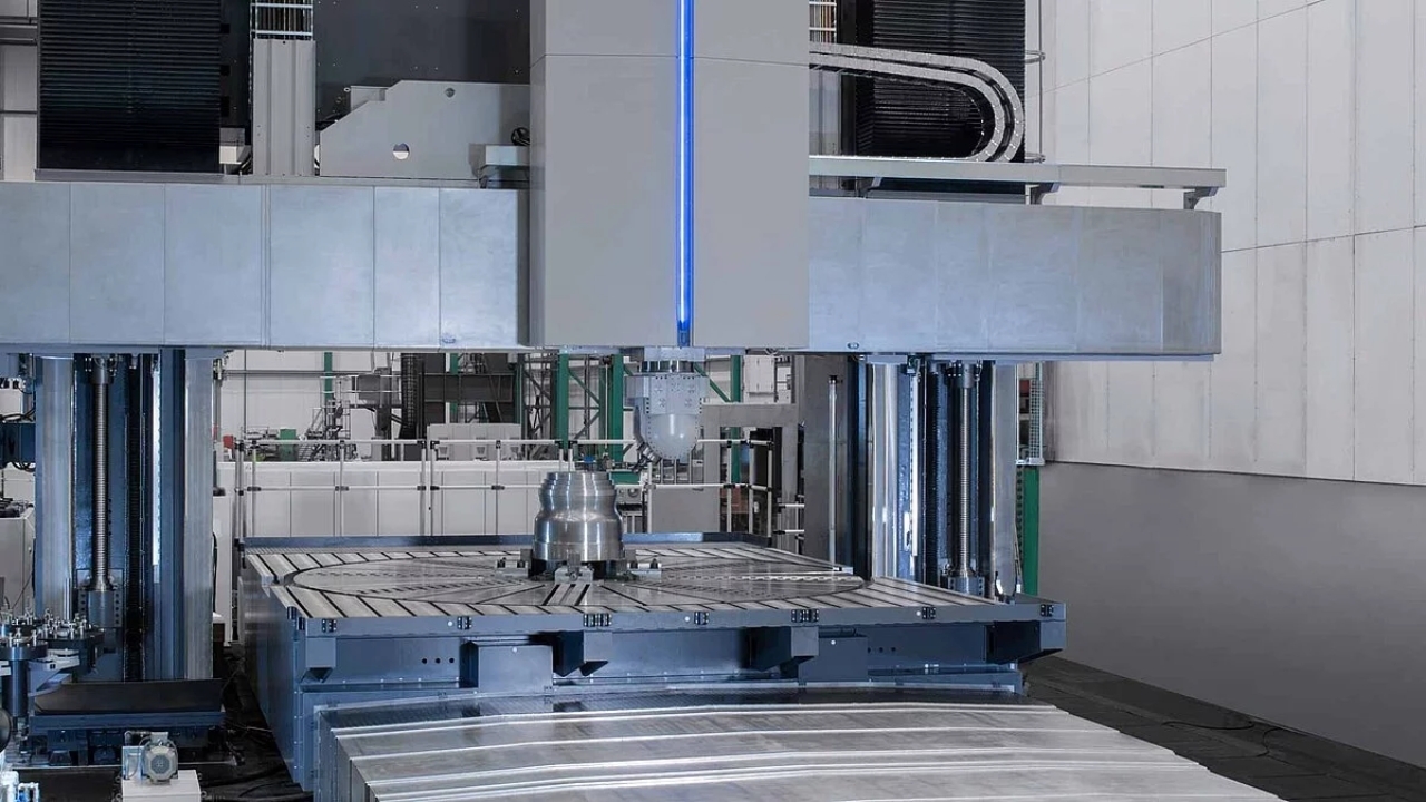 Main Components of a Vertical Turning Lathe